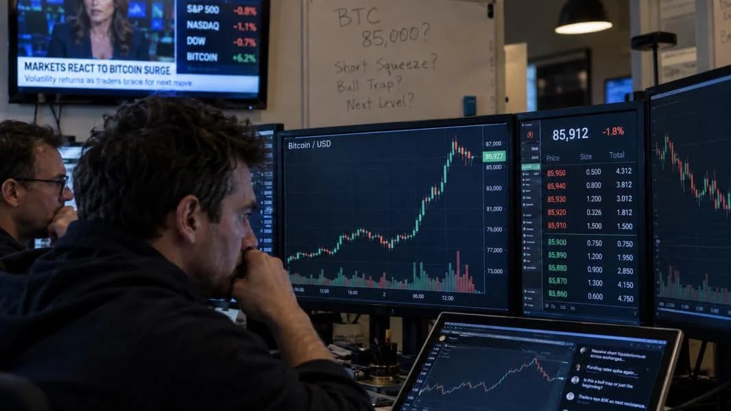 Bitcoin crushed the shorts on its way to $87K: what happens when that fuel runs out