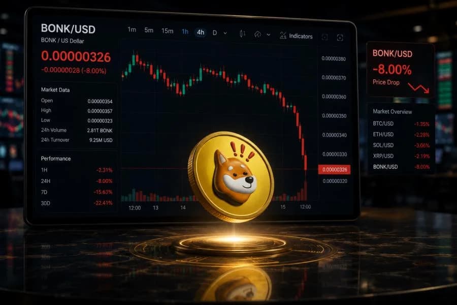 BONK crashes 19% as hacker moves $4.1M to Binance: more plunge ahead?