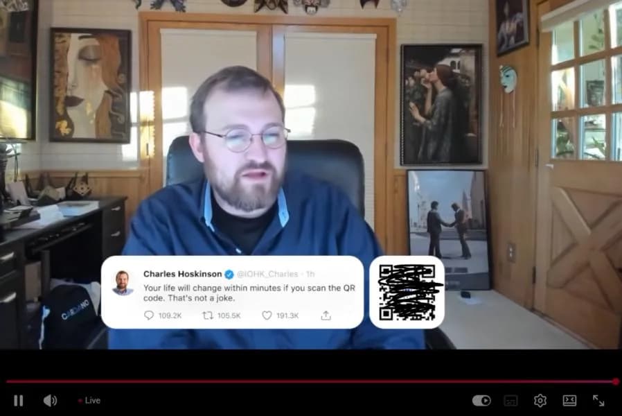 Cardano’s IOG warns users to avoid YouTube channel amid apparent hijack
