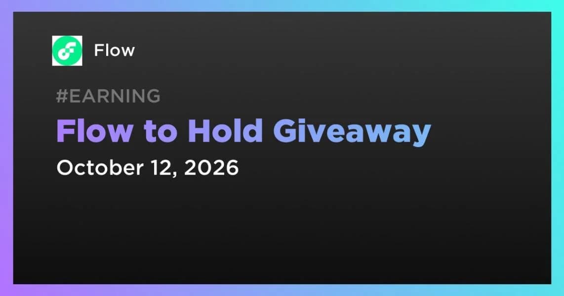 Flow to Hold Giveaway