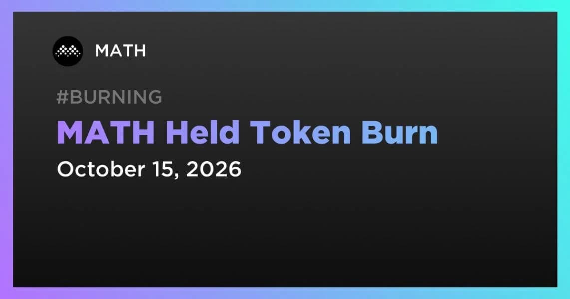 MATH Held Token Burn