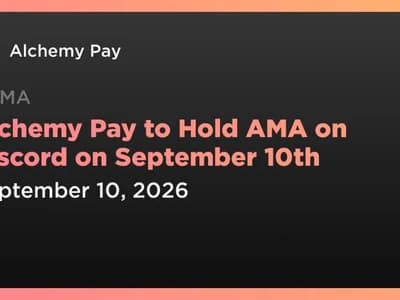 Alchemy Pay to Hold AMA on Discord on September 10th