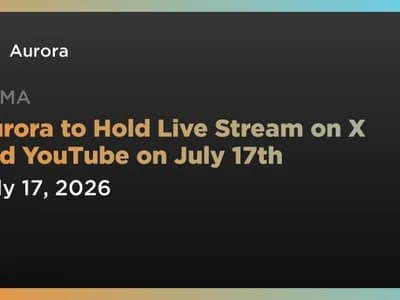 Aurora to Hold Live Stream on X and YouTube on July 17th
