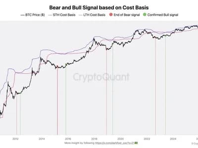 Bitcoin Bear Market Nearing Its End? CryptoQuant Spots Rare On-Chain Signal