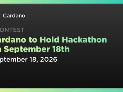 Cardano to Hold Hackathon on September 18th