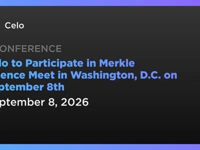 Celo to Participate in Merkle Science Meet in Washington, D.C. on September 8th