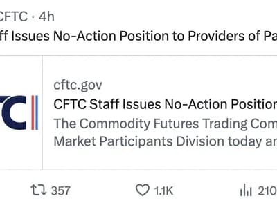 CFTC expands regulatory relief for passive trading software providers
