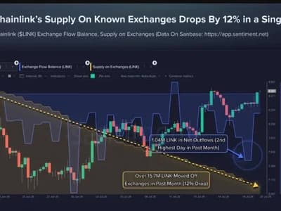 Chainlink Exchange Supply Drops 12% as Institutional Adoption Accelerates