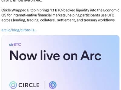 Circle launches Bitcoin-backed USDC borrowing for institutional clients
