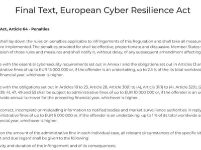 EU cyber rules put crypto wallet makers on 24-hour reporting clock