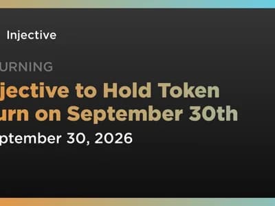 Injective to Hold Token Burn on September 30th