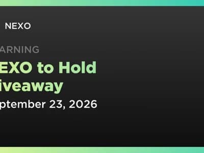 NEXO to Hold Giveaway