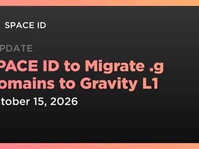 SPACE ID to Migrate .g Domains to Gravity L1