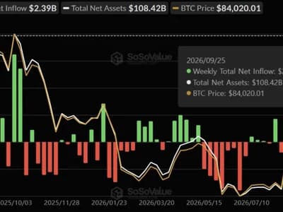 U.S. Spot Bitcoin ETFs See $2.4 Billion in Weekly Inflows, Most Since October 2025
