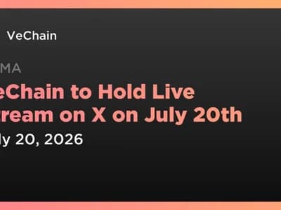 VeChain to Hold Live Stream on X on July 20th