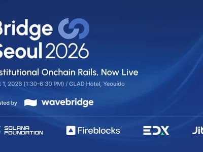 Wavebridge to Hold 'Bridge Seoul 2026' on Oct. 1 With Tether, Robinhood, Solana
