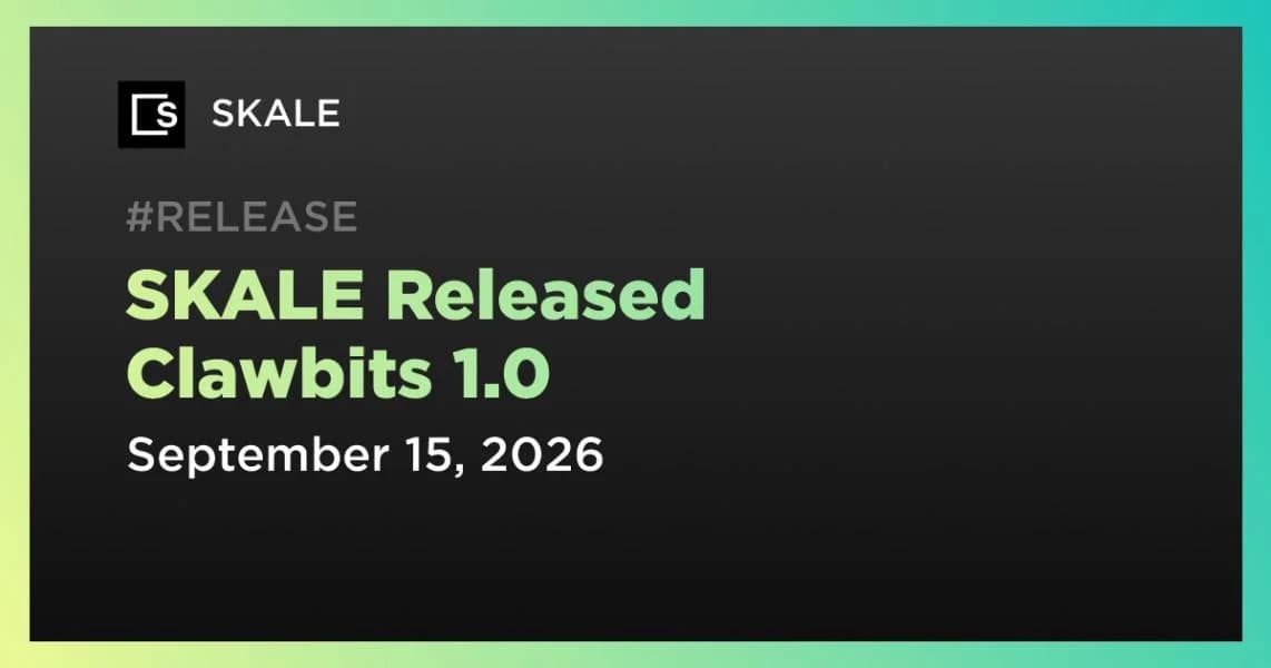 SKALE Released Clawbits 1.0