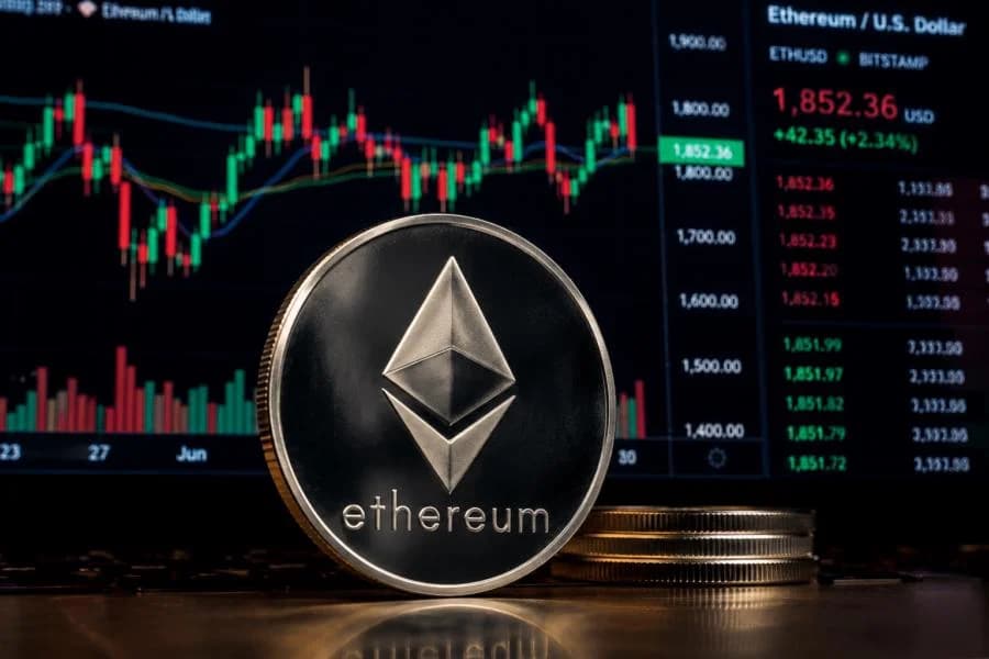 Why is Ethereum falling after briefly breaking above the $1,930 level?