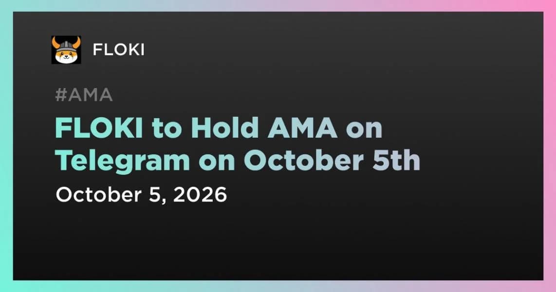 FLOKI to Hold AMA on Telegram on October 5th