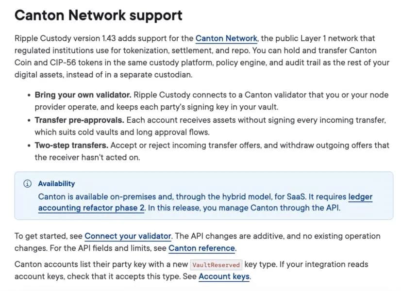 Ripple Ends 'XRP Killer' Myth via Canton Network Support