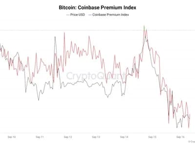 Bitcoin Coinbase Premium hits monthly low as CLARITY Act vote squeezes US demand