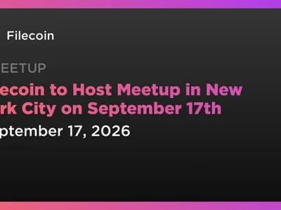 Filecoin to Host Meetup in New York City on September 17th