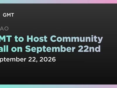 GMT to Host Community Call on September 22nd