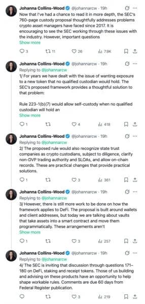 SEC’s New Crypto Custody Proposal Leaves DeFi Vaults In Limbo, Bitwise Counsel Says