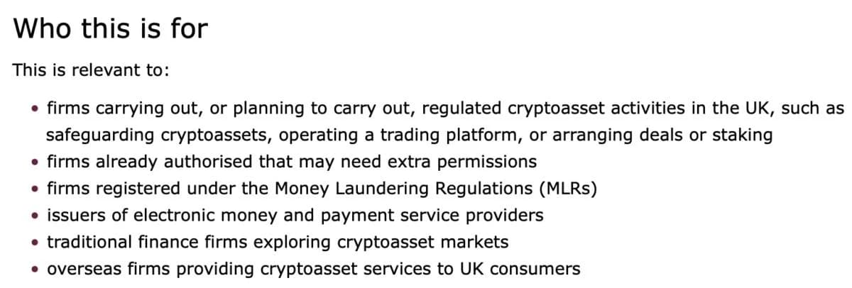 UK FCA sets crypto authorization guidance ahead of September application window