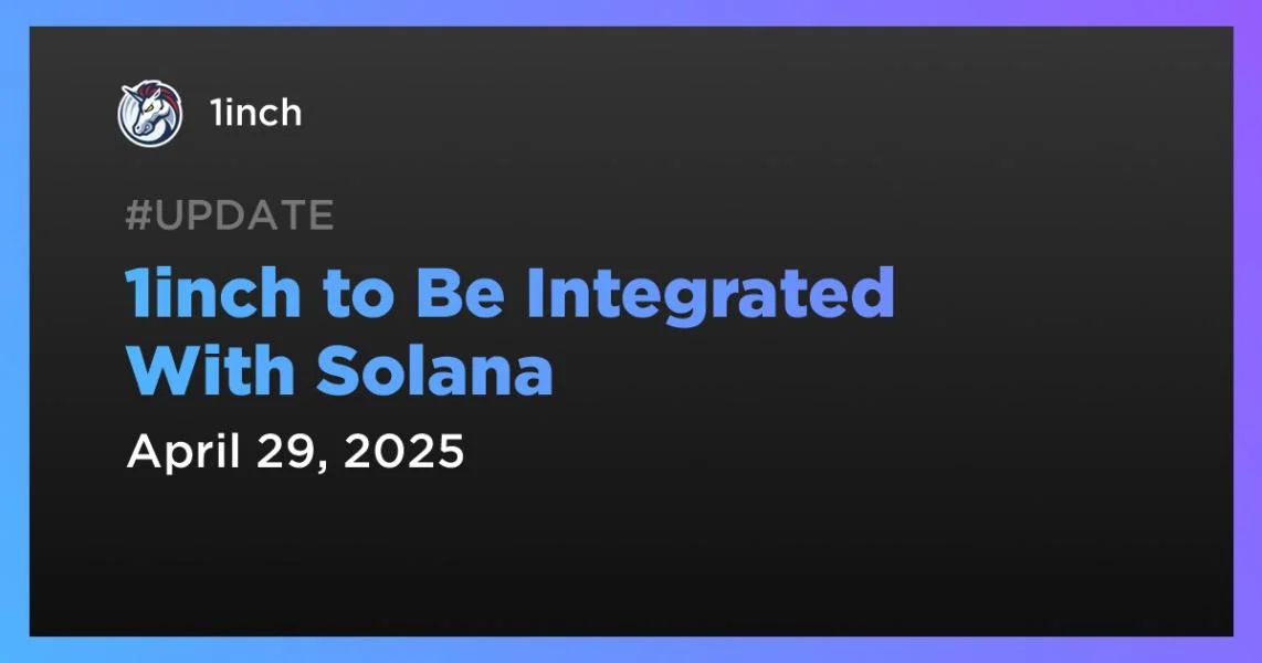 1inch to Be Integrated With Solana