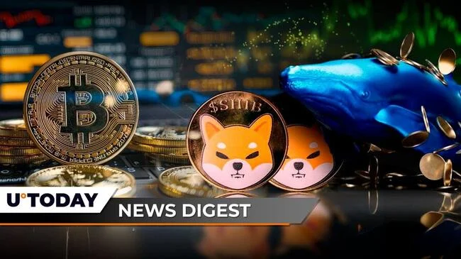 $213 Million Bitcoin Dump Stuns Largest US Crypto Exchange, Shiba Inu Sees 360% Whale Activity Surge, Ripple Taps Major License in Dubai: Crypto News Digest by U.Today