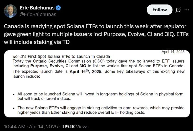 3iQ’s Canadian Solana ETF selects Figment as staking provider
