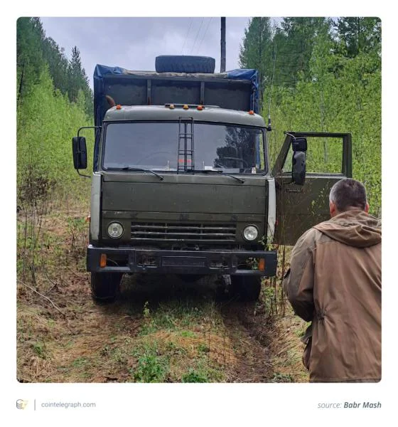 95 rigs, 1 KamAZ truck: How Russian miners built a mobile crypto farm and got busted