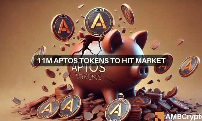 Aptos braces for 11M token unlock: Will APT survive the surge in supply?