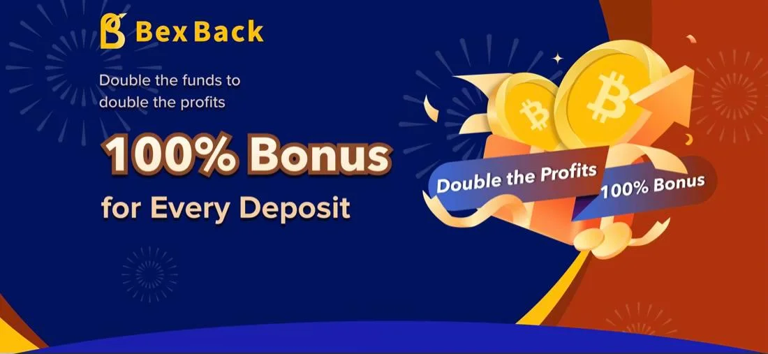 BexBack Revolutionizes Crypto Trading: 100% Deposit Bonus, $50 Welcome Bonus, 100x Leverage and No KYC