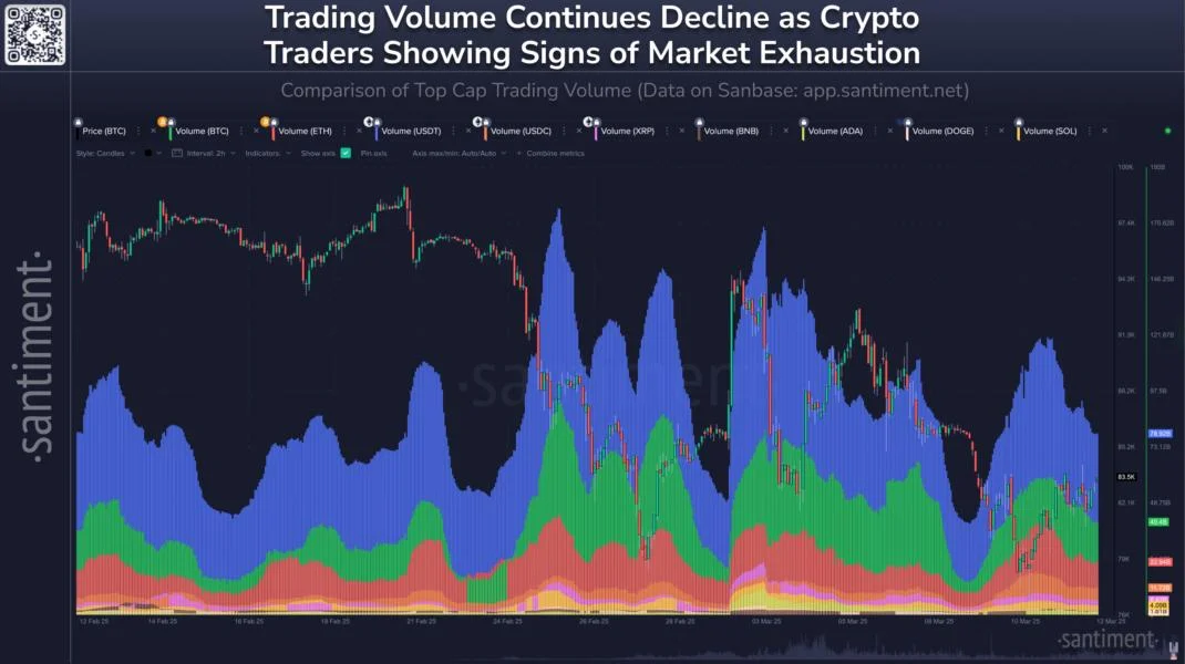 Bitcoin & Altcoin Volume Fades—Investor Exhaustion Setting In?