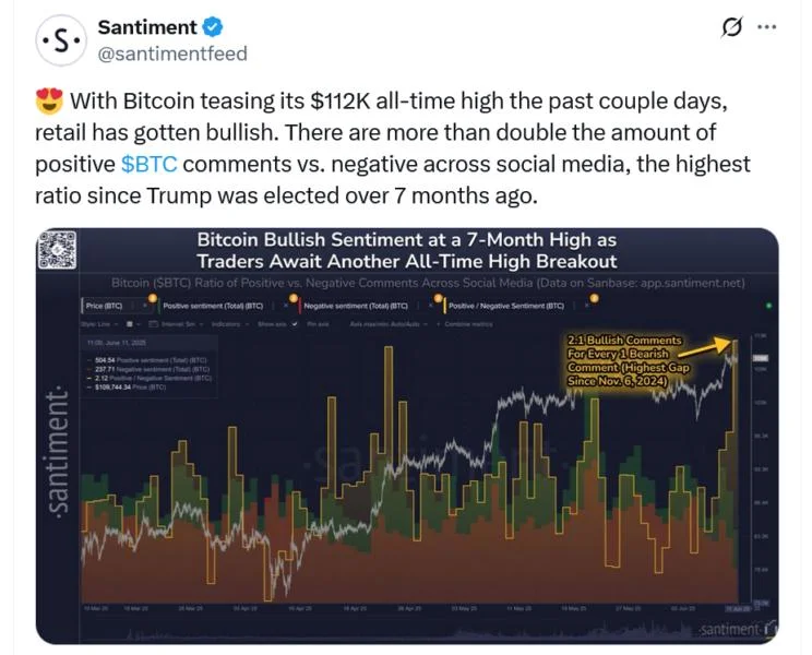 Bitcoin bulls are roaring back as BTC flirts with $112K