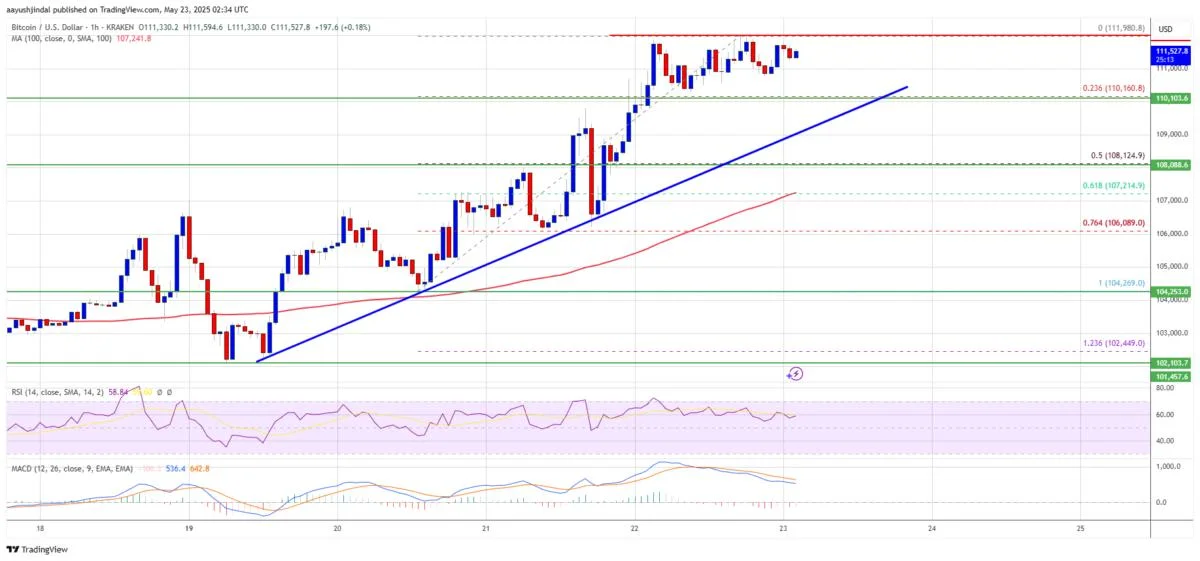 Bitcoin Bulls Poised? BTC Consolidates Near ATH With Eyes on Higher Highs
