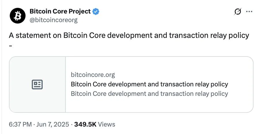 Bitcoin core devs' joint statement sparks heated debate among Bitcoiners