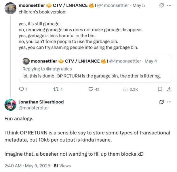 Bitcoin Core to unilaterally remove controversial OP-Return limit