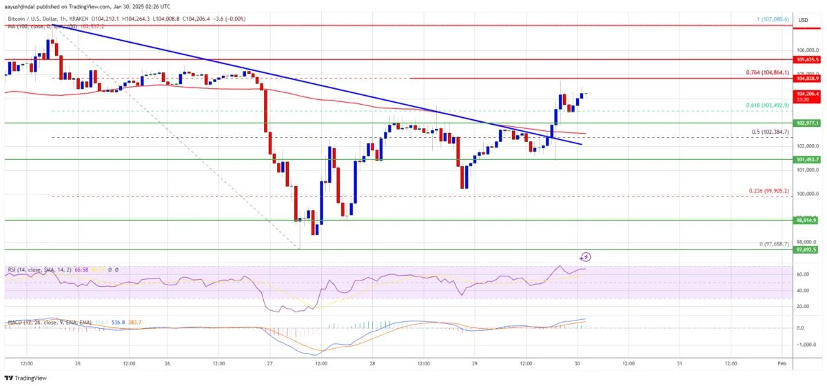 Bitcoin Price Displays Bullish Signs: A Recovery In The Making?