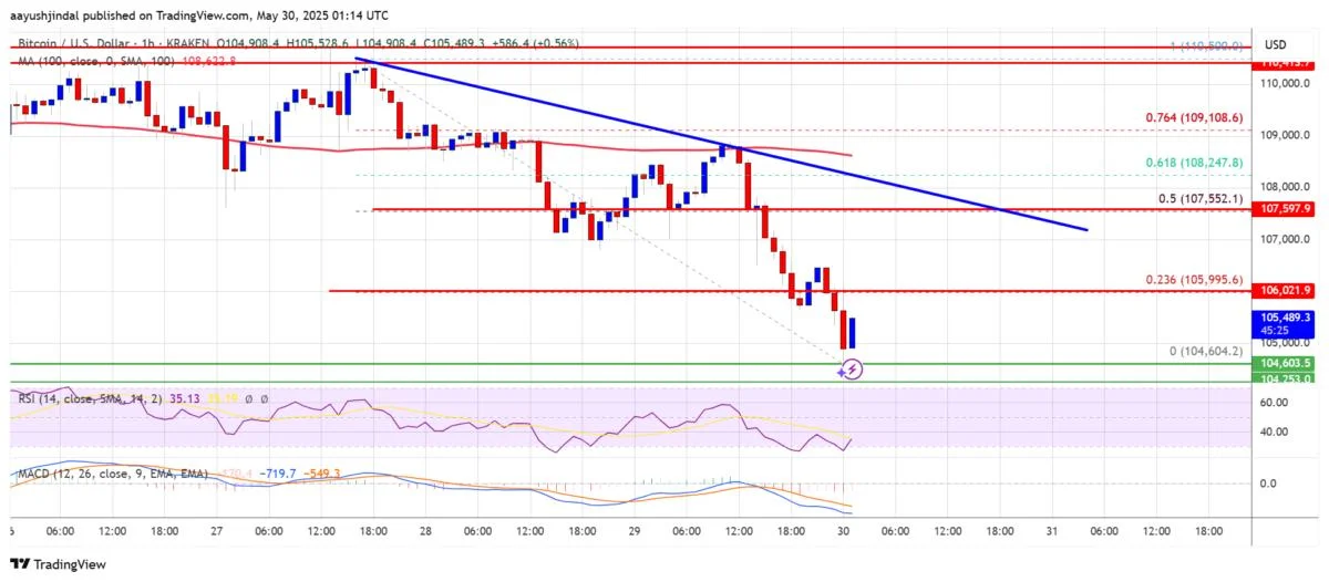 Bitcoin Price Extends Losses — Is More Downside on the Horizon?