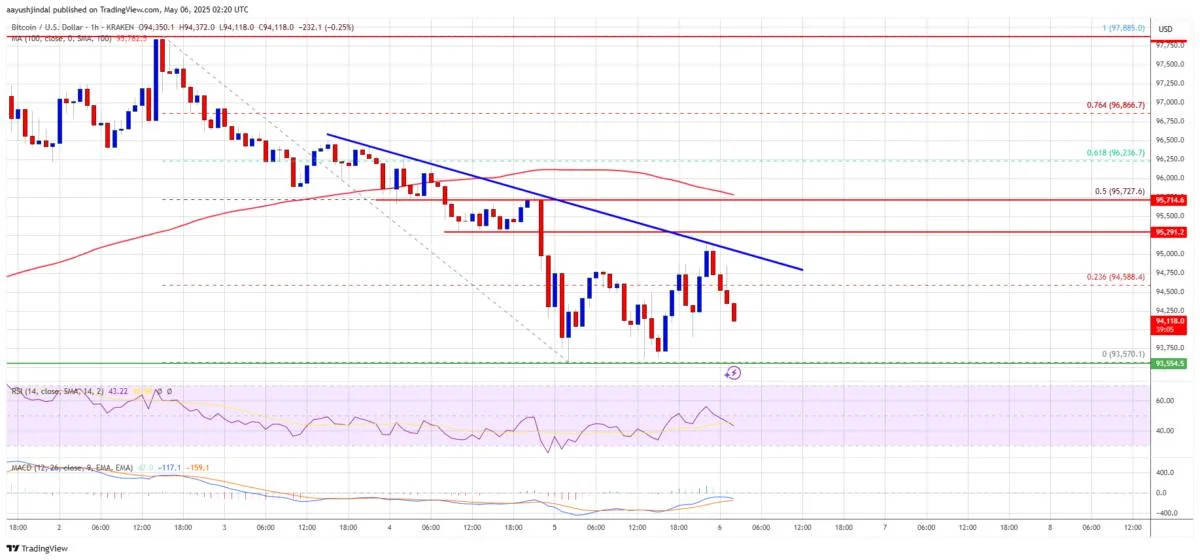 Bitcoin Price Faces Stiff Resistance: Is Another Drop on the Horizon?