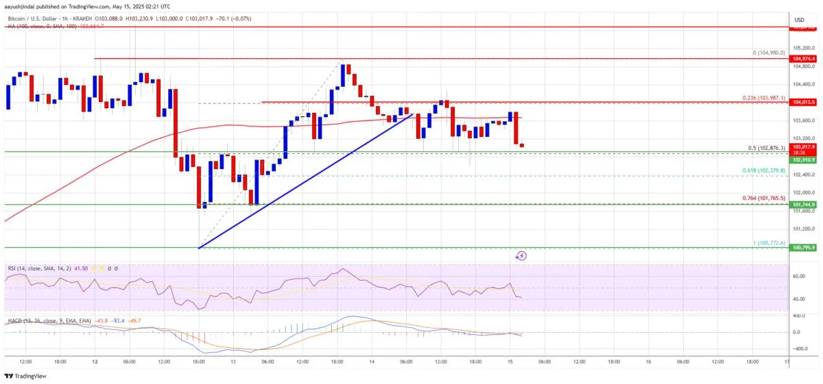 Bitcoin Price Stuck in Range — Short-Term Bearish Pressure Mounts