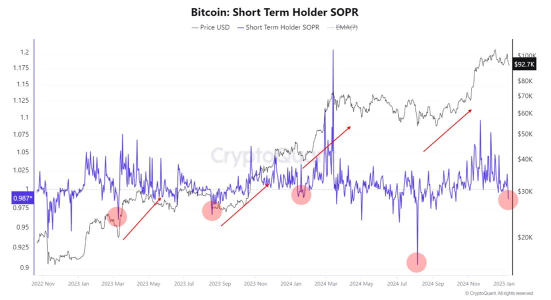 Bitcoin speculators panic sell at $92K in 'good time for accumulation'