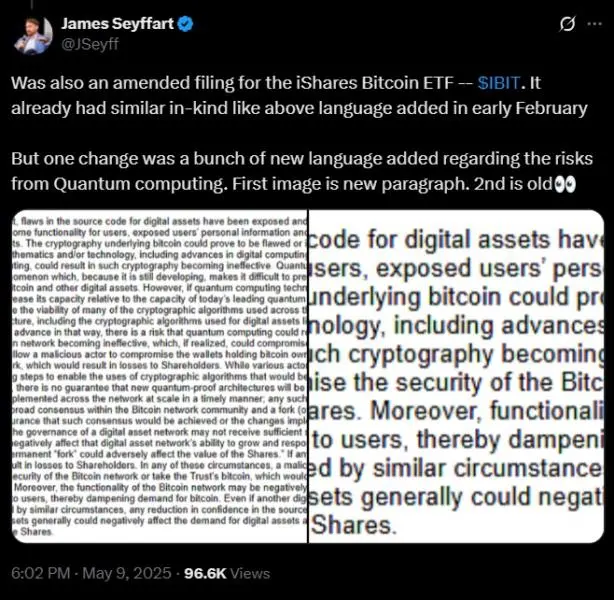 BlackRock flags quantum computing as risk for Bitcoin ETFs