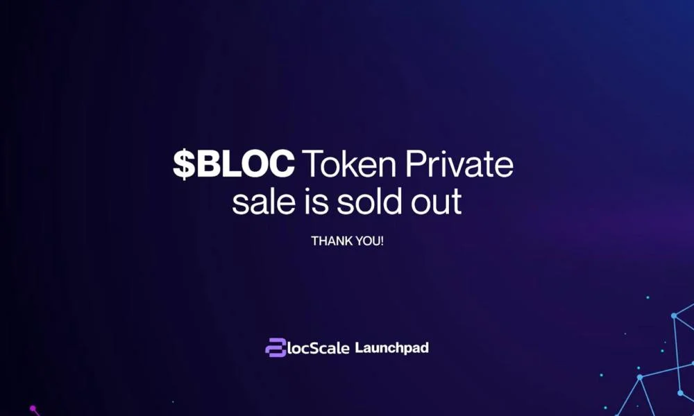 BlocScale Launchpad on XRP Sells Out $BLOC Private Sale, Onboards First Project, and Opens Seed Round for Early Investors