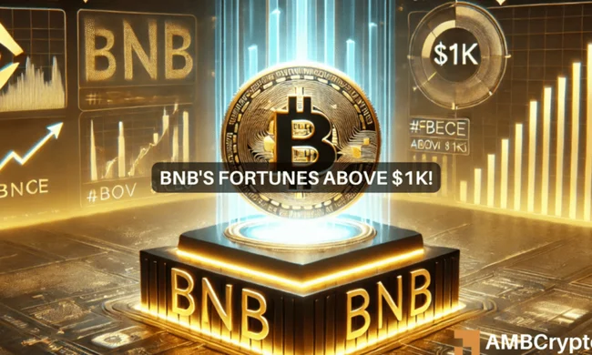 BNB can reach $1630, data reveals, but only if…