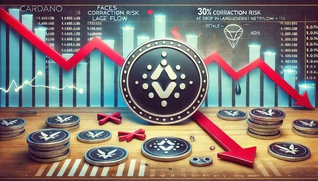 Cardano Faces 30% Correction Risk After Drop In Large Holders’ Netflow – Details