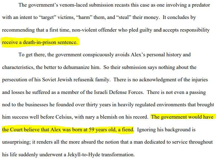 Celsius’ Mashinsky lashes out at ‘death-in-prison sentence’